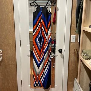 Geometric Maxi dress